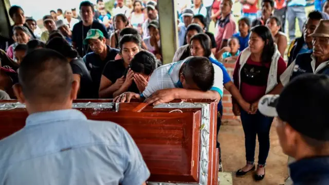 Funeral de un líder social