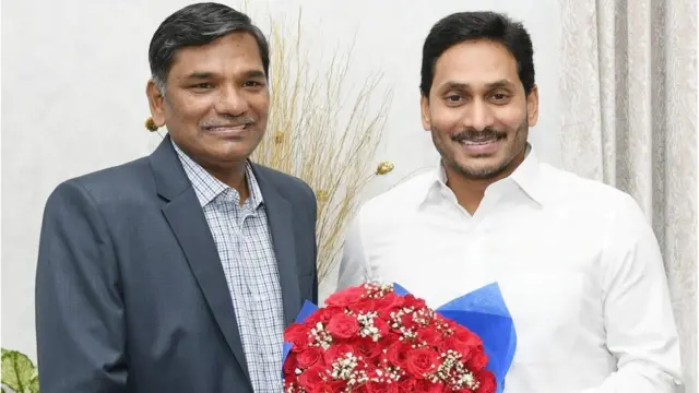 సీఎం జగన్‌తో కొత్త డీజీపీ కెవి.రాజేంద్రనాథ్ రెడ్డి