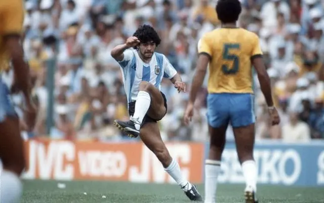 Diego Maradona in 1982