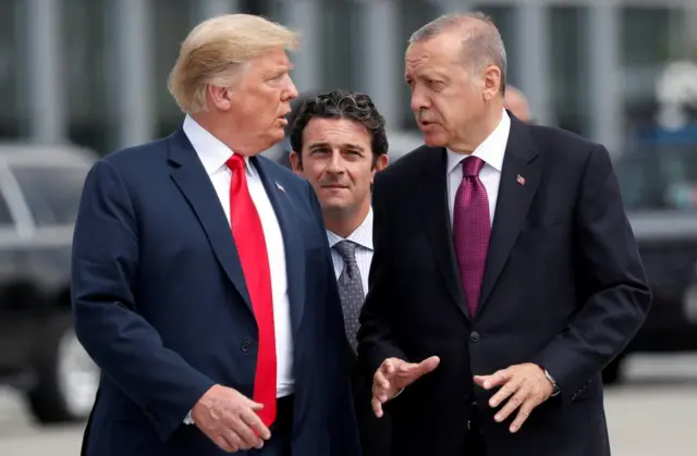 Дональд Трамп и Реджеп Эрдоган