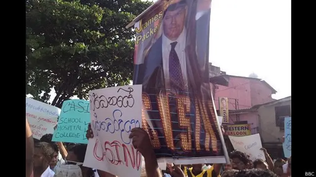 පැකර් විරෝධී කොළඹ උද්ඝෝෂණයක්