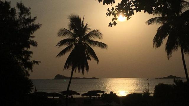 Praia Nilaveli, perto de Trincomalee, na região nordeste do Sri Lanka
