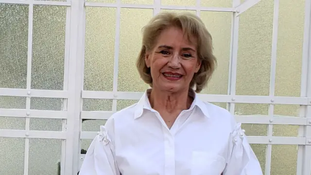 Gloria Silvia Monreal es la propietaria de la casa. "La gente llega con una vibra muy hermosa".