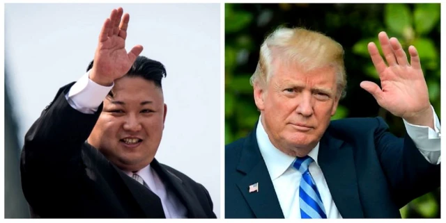 કિમ જોંગ ઉન અને ડોનાલ્ડ ટ્રમ્પ
