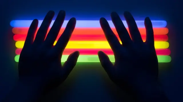 Rainbow hands