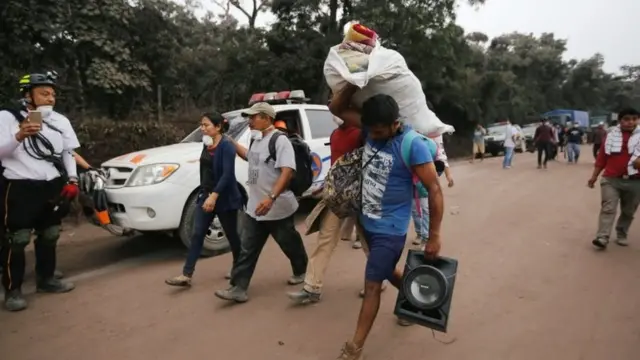 Guatemala, Fuego, gunung berapi