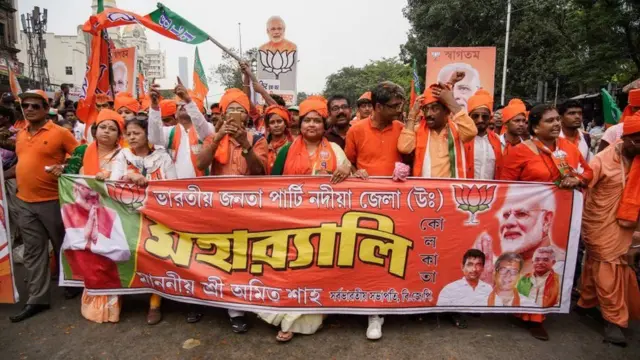 ભાજપની રેલીનું દૃશ્ય