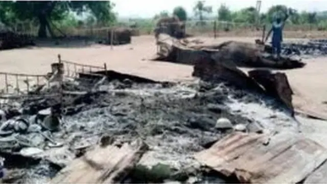 Lara awọn ahere ti awọn Fulani fi ẹsun kan Sunday Igboho pe o jo