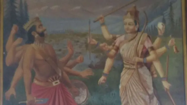 औंधमधले देवीचे चित्र