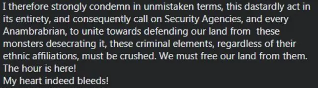 Anambra attacks: Nnamdi Kanu lawyer say MNK go condemn dis killings odas