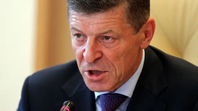 Дмитрий Козак в Симферополе, 2014 год