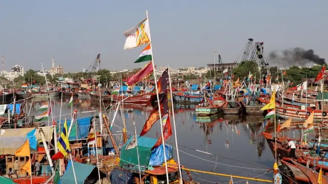 मछुआरों की नावें