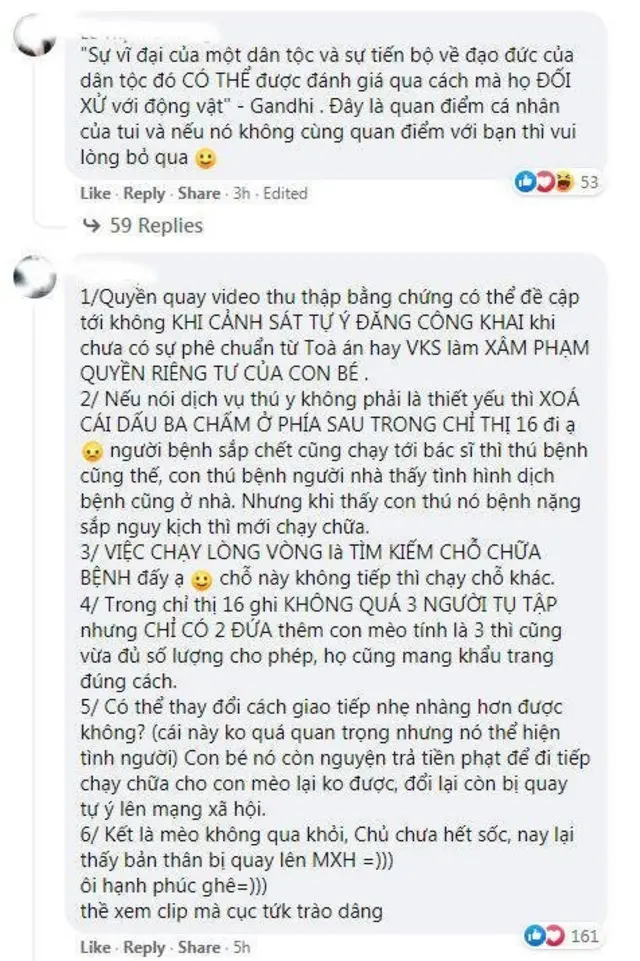 Đa số người trẻ phản đối cách hành xử của công an