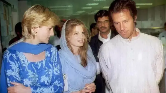 پرنسس آف ویلز لیڈی ڈیانا شوکت خانم کینسر ہسپتال کے دورے کے موقعے پر