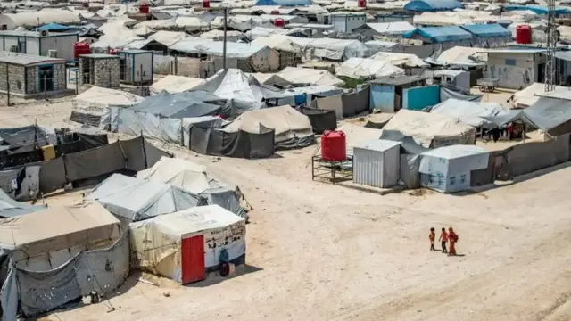 مخيم في سوريا