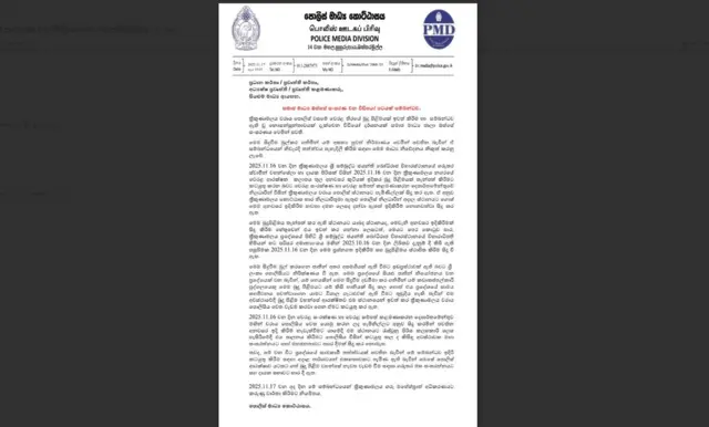 ශ්‍රී ලංකා පොලීසිය විසින් නිකුත් කළ මාධ්‍ය නිවේදනය:
ත්‍රීකුණාමලය වරාය පොලිස් වසමේ වෙරළ තීරයේ බුදු පිළිමයක් ඉවත් කිරීම හා සම්බන්ධව ඇති වූ නොසන්සුන්තාවයක් දැක්වෙන විඩීයෝ දර්ශනයක් සමාජ මාධ්‍ය ජාලා ඔස්සේ සංසරණය වෙමින් පවතී. මෙම සිදුවීම මුල්කර ගනිමින් යම් අසත්‍ය පුවත් නිර්මාණය වෙමින් පවතින බැවින් නිවැරදි තත්ත්වය පැහැදිලි කිරීම සඳහා නිකුත් කළ මාධ්‍ය නිවේදනය -
2025.11.16 වන දින ත්‍රීකුණාමලය ශ්‍රී සම්බුද්ධ ජයන්ති බෝධිරාජ විහාරස්ථානයේ ගරුතර ස්වාමීන් වහන්සේලා හා දායක පිරිසක් විසින් 2025.11.16 වන දින ත්‍රීකුණාමලය නගරයේ වෙරළ ආරක්ෂක කලාපය තුල අනවසර කුටියක් ඉදිකර බුදු පිළිමයක් තැන්පත් කිරීමට කටයුතු කරන බවට වෙරළ සංරක්ෂණ හා වෙරළ සම්පත් කළමණාකරන දෙපාර්තමේන්තුවේ නිලධාරීන් විසින් ත්‍රීකුණාමලය වරාය පොලිස් ස්ථානයට පැමිණිල්ලක් සිදු කර ඇත. ඒ අනුව ත්‍රීකුණාමලය කොට්ඨාස භාර නිලධාරීතුමා ඇතුළු පොලිස් නිලධාරීන් අදාල ස්ථානයට ගොස් මෙම අනවසර ඉදිකිරීම නවතා දමන ලෙසද දන්වා ඇතත් ඉදිකිරීම් නොනවත්වා සිදු කර ඇත.
මෙම බුදුපිළිමය තැන්පත් කර ඇති ස්ථානයට යාබද ස්ථානයද, මෙවැනි අනවසර ඉදිකිරීමක් සිදු කිරීම හේතුවෙන් එය ඉවත් කර ගන්නා ලෙසටත්, මෙයට පෙර කොටුව පාර, ත්‍රීකුණාමලය ප්‍රදේශයේ පිහිටි ශ්‍රී සම්බුද්ධ ජයන්ති බෝධිරාජ විහාරස්ථානයේ විහාරාධිපති හිමියන් හට පරිසර අමාත්‍යාංශය මඟින් 2025.10.16 වන දින ලිඛිතව දැනුම් දී තිබී ඇති පසුබිමක 2025.11.16 වන දින මෙම ප්‍රශ්නගත ඉදිකිරීම සහ බුදුපිළිමය ස්ථාපිත කිරීම සිදු වී ඇත. මෙම සිදුවීම මුල් කරගෙන ජාතීන් අතර අසමගියක් ඇති වීමට ඉඩප්‍රස්ථාවක් ඇති බවට ශ්‍රී ලංකා පොලිසියට නිරික්ෂණය වී ඇත. මෙම ප්‍රදේශයේ සියළු ජාතින් නියෝජනය වන ප්‍රදේශයක් වන බැවින්, යම් හෙයකින් මෙම සිදුවීම දඩමීමා කර ගනිමින් යම් කඩාකප්පල්කාරී පුද්ගලයෙකු මෙම බුදු පිළිමයට යම් කිසි හානියක් සිදු කල හොත් එය ප්‍රදේශයේ සාමය සහජීවනය පවත්වාගෙන යාමට විශාල ගැටළුවක් ඇති වීමට තුඩුදිය හැකි බැවින් එම අවස්ථාවේදී බුදු පිළිම වහන්සේ ආරක්ෂිතව එම ස්ථානයෙන් ඉවත් කර ත්‍රීකුණාමලය වරාය පොලිසිය වෙත වැඩම කරවා ගෙන ඒමට කටයුතු කර ඇත.
2025.11.16 වන දින වෙරළ සංරක්ෂණ හා වෙරළ සම්පත් කළමණාකරන දෙපාර්තමේන්තුව මඟින් වරාය පොලිසිය වෙත යොමු කරන ලද පැමිනිල්ලට අනුව සිදු කරමින් පවතින අනවසර ඉදි කිරීම් නැවැත්වීමට යාමේදී එම ස්ථානයට රැස්වුනු පිරිස කලහකාරී ලෙස හැසිරීමේදී එය පාලනය කිරීමට පොලිසිය විසින් කටයුතු කල ද කිසිඳු අවස්ථාවක මහා සංඝරත්නයට හෝ මහජනතාවට පහර දීමක් සිදු කර නොමැත.
තවද, මේ වන විට ප්‍රදේශයේ සාමකාමී තත්ත්වයක් පවතින බැවින් මේ සම්බන්ධව ඉදිරි කටයුතු කිරීම සඳහා අදාළ පාර්ශවයන් එකඟතාවකට පැමිණ ඇති බැවින් මෙසේ පොලිස් ආරක්ෂාව යටතට ගත් බුදු පිළිම වහන්සේ නැවත වැඩම වීම සඳහා ගරුතර මහ සංඝරත්නයට සහ දායක සභාවට භාර දී ඇත.
මේ සම්බන්ධව 2025.11.17 වන අද දින ත්‍රීකුණාමලය ගරු මහේස්ත්‍රාත් අධිකරණයට කරුණු වාර්තා කිරීමට නියමිතය
