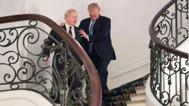 دونالد ترامپ و بوریس جانسون