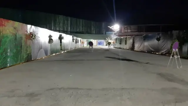 "Prophet TB Joshua burial": Temitope Balogun Joshua wife Evelyn Joshua lead 'funeral candlelight procession' by [Synagogue Church, Emmanuel TV]