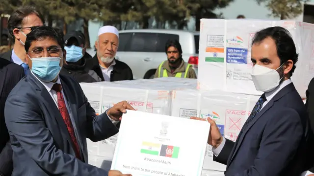 هند تاکنون بیشترین واکسن را به افغانستان کمک کرده است