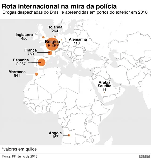 Mapa onde drogas foram apreendidasesporte net casas das apostas2018, até julho