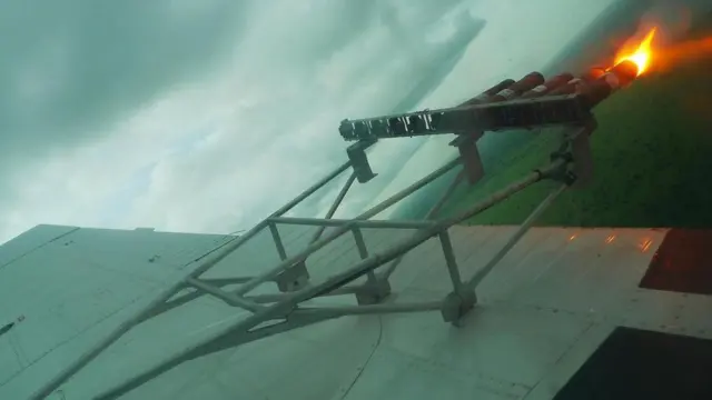 bengalas en los aviones