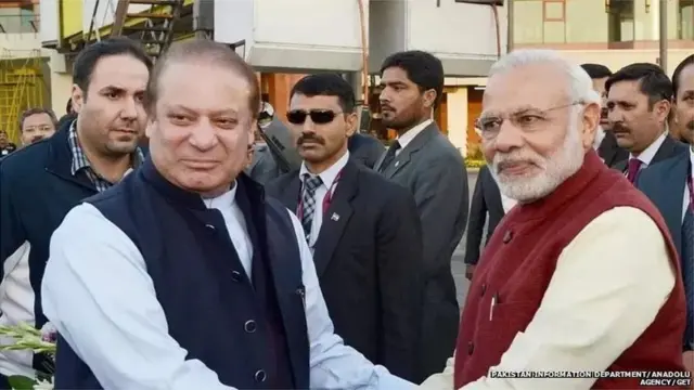 నవాజ్ షరీఫ్, నరేంద్ర మోదీ
