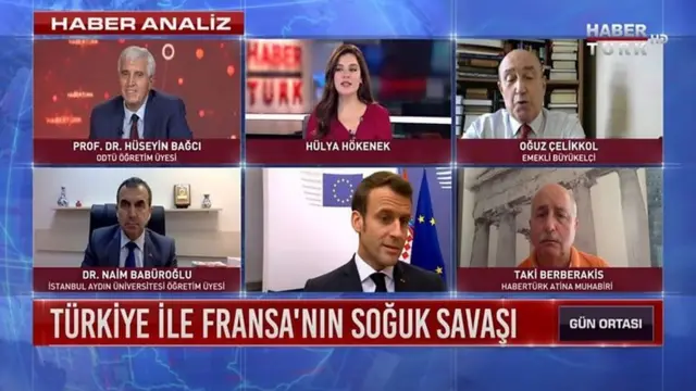 هابرترک (خبرترک)، تنش میان فرانسه و ترکیه را "جنگ سرد" خوانده