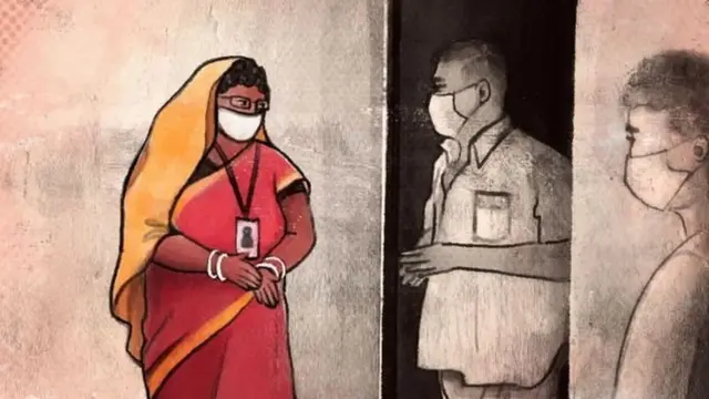 ரமா சாஹு தினமும் கொரோனா வைரஸ் பற்றிய விழிப்புணர்வை ஏற்படுத்தி வருகிறார்.