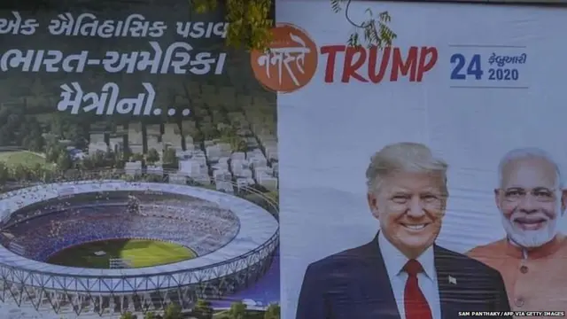 नरेंद्र मोदी आणि डोनाल्ड ट्रंप