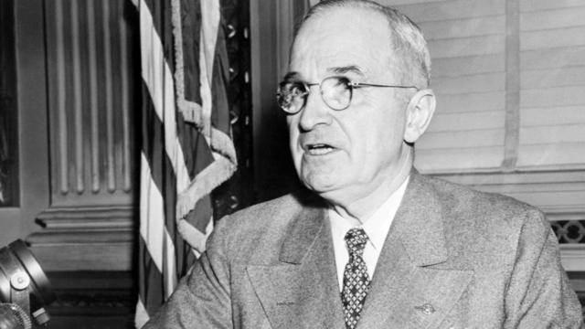 Harry Truman en 1945.