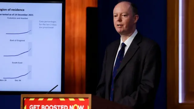 El asesor médico de Inglaterra, Chris Whitty.