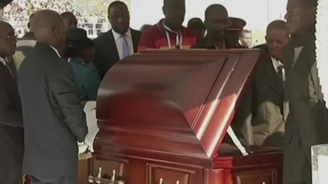 የሮበርት ሙጋቤ አስከሬን ሽኝት