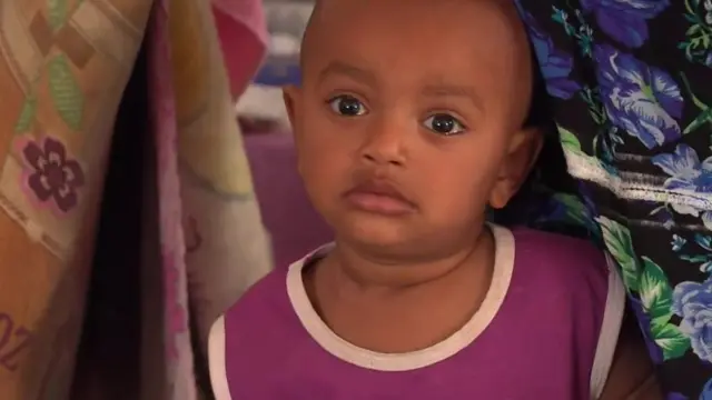 Daa'ima Liibiyaa keessa jiru