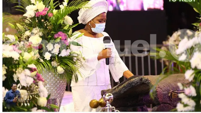 Serah Joshua, ọkan lara awọn ọmọ oloogbe lo ka ẹkọ Bibeli Kẹta