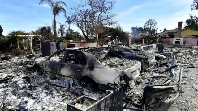 Каліфорнія, наслідки пожеж