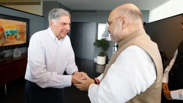 અમિત શાહ અને રતન ટાટા