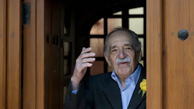 El escritor colombiano Gabriel García Márquez