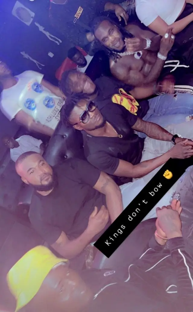 Burna Biy CDQ and Obafemi Martins