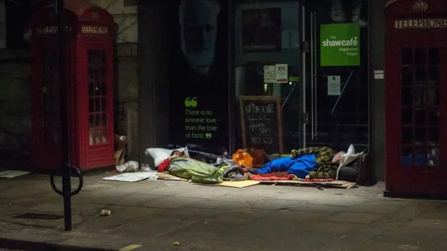 бездомный в Британии