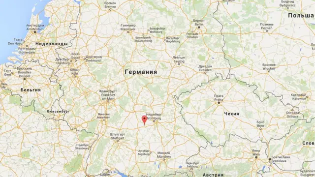 Карта Германии