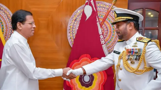 புதிய கடற்படை தளபதியான வைஸ் அட்மிரல் சின்னையா