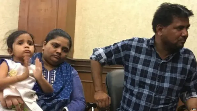 बिल्किस त्यांच्या कुटुंबासोबत