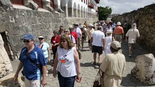 Turistas en Cartagena