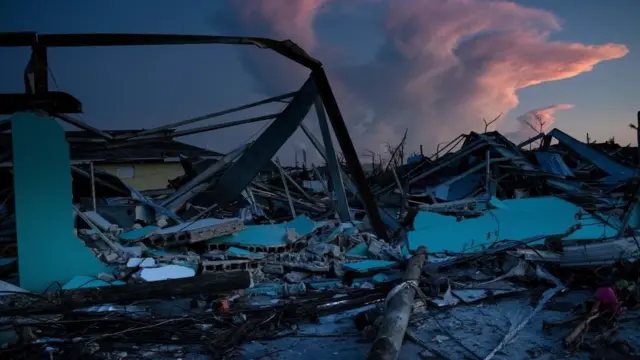 Devastación en las Bahamas