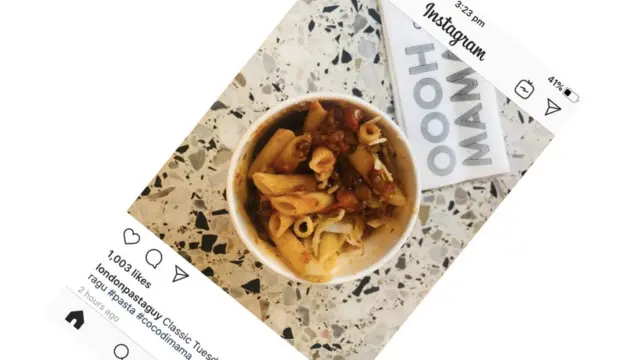 Une publication sur Instagram montrant 1,003 likes