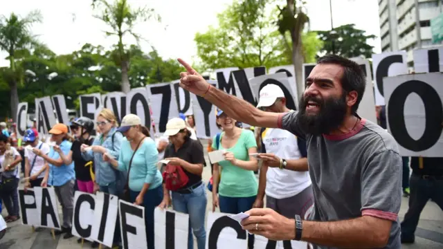 Venezuela vive una ola de protestas desde hace cuatro meses.
