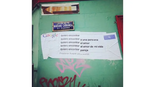 Foto de un lector de BBC Mundo por el tema "Posters"