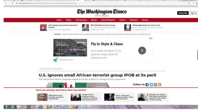 Ihe Ivan Sheehan dere n'Washington Times