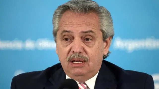 Presidente de Argentina, Alberto Fernández.