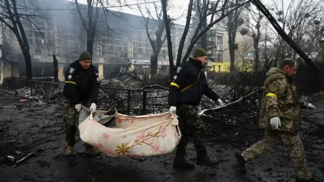 هجوم على برج تلفزيوني في كييف